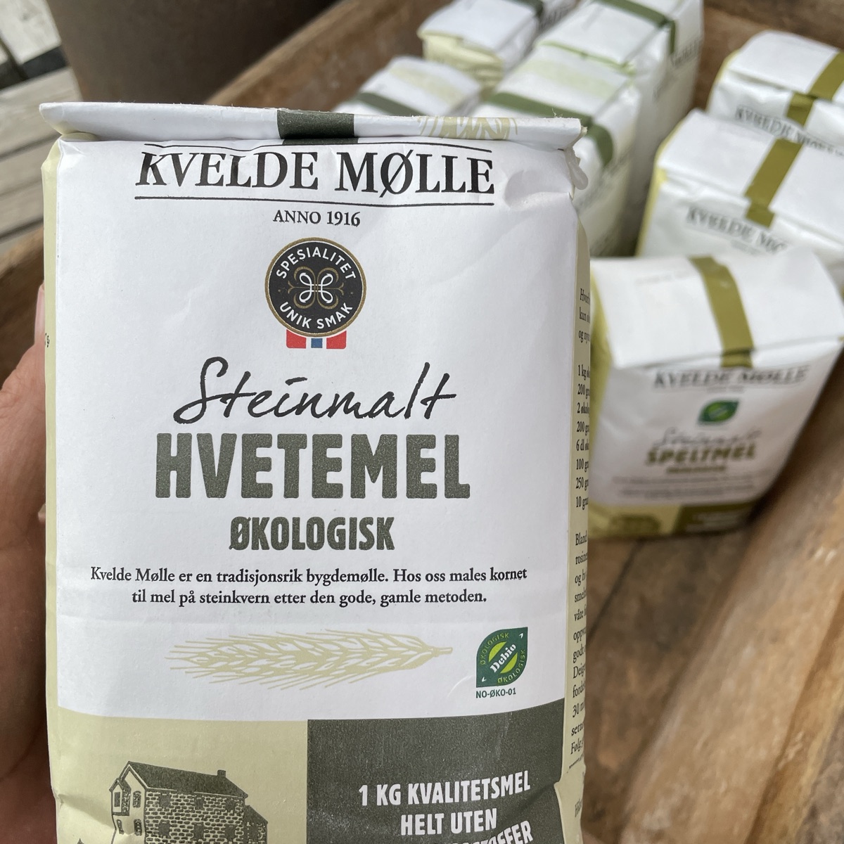 Hvetemel siktet 1 kg, økologisk